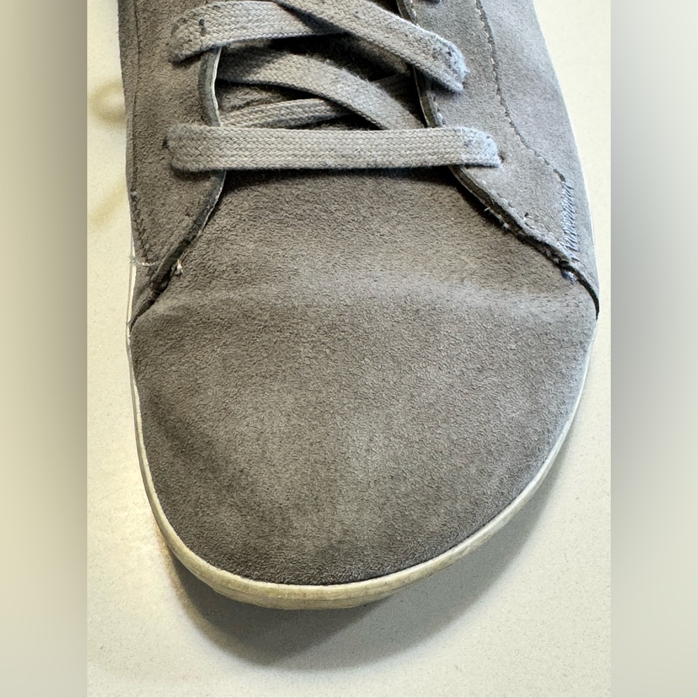 Vivobarefoot Geo Court Eco Women's US 9 EU 40L Minimalist Shoes Gray Suede - Picture 7 of 10